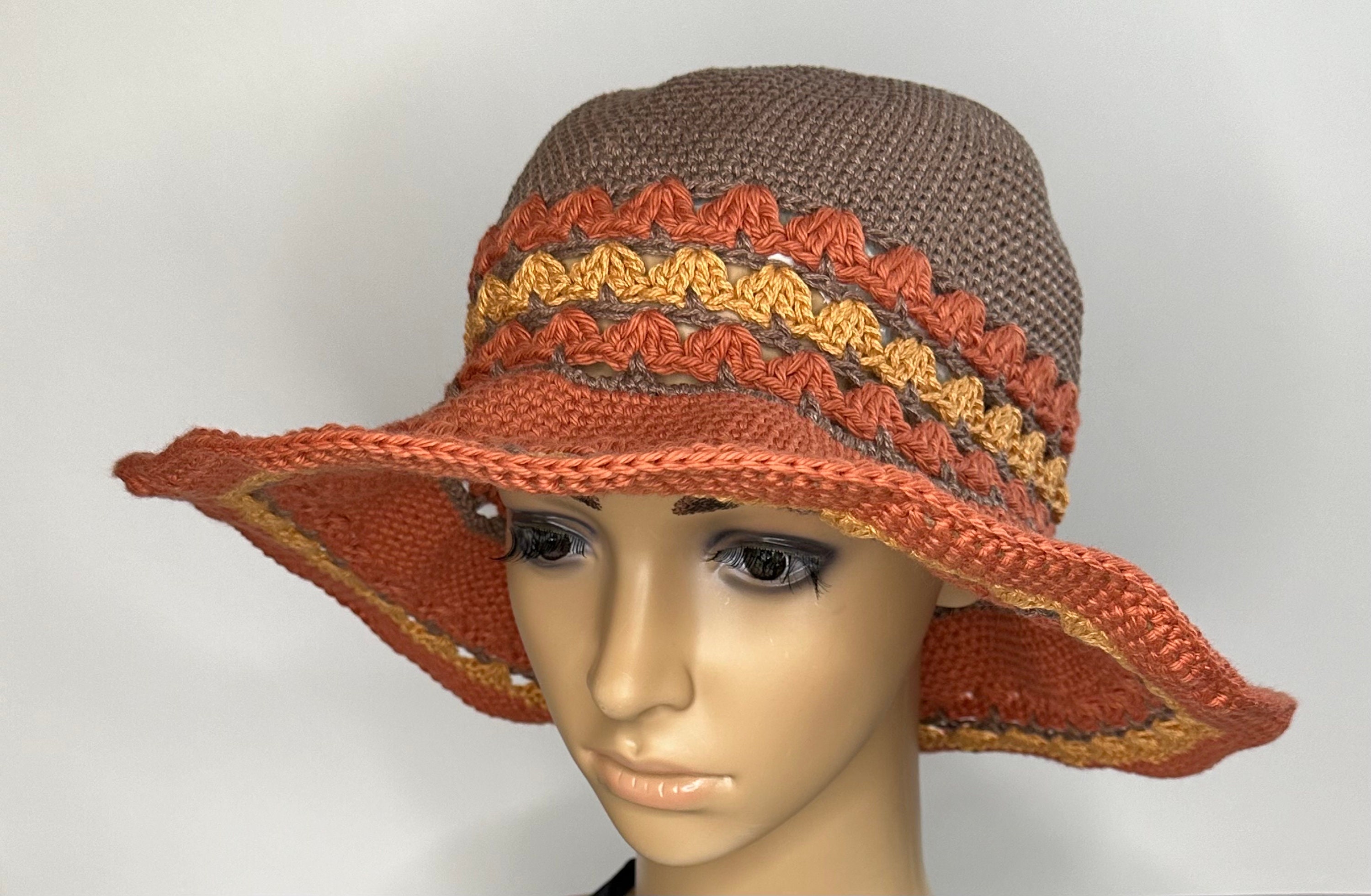 Floppy Hat Crochet Floppy Hat Sun Hat Crochet Hat - Etsy