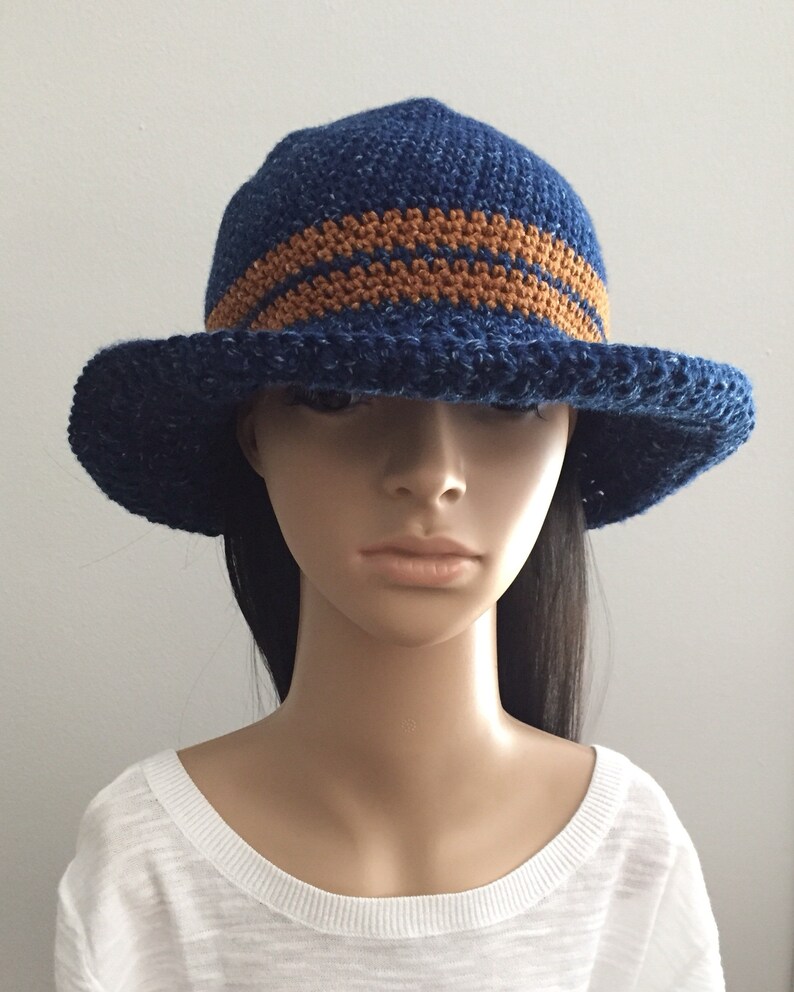 Boho Crochet Hat. Boho Chic Crochet Hat. Boho Hat....Crochet Floppy Hat. Wide Brim Hat .... Four Season Crochet Hat...Women/'s Hat