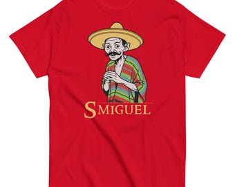 T-shirt Smiguel, chemise parodie drôle sombrero mexicain Smiguel, humour fantastique épique, cadeau de fan de la Terre du Milieu, T-shirt unisexe Smiguel Mi Precioso