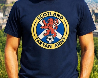 Scotland Tartan ArmyT-Shirt, Scotland On Tour USA 2026, Tartan Army Football Gift, Tartan Army Soccer Shirt, 2026 World Football Fan Gift