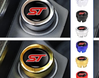 Auto Zigarettenanzünder Staub Abdeckung Cap Ford ST Racing Leistung Focus Mk2 Mk3 Fiesta Ranger Staubdicht Dekoration Auto Zubehör Stecker