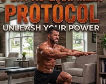 Plan de entrenamiento en casa de 6 días sin equipo / Guía de ejercicios con peso corporal para todo el cuerpo / Protocolo de ejercicios en casa