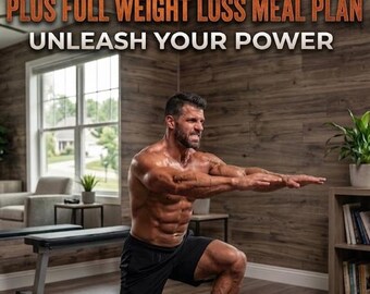 2-Day No-Equipment Workout & Meal Plan | Fat Loss, Muscle Gain Guide (Digital Download)