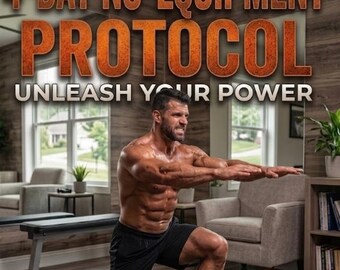 4-Day Full Body Workout Plan | No Equipment Strength Training (PDF)