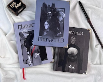 Serie de tapa dura Manacled de SenLinYu / Edición especial de romance oscuro Dramione de 3 volúmenes / Set de libros de fantasía encuadernados a mano