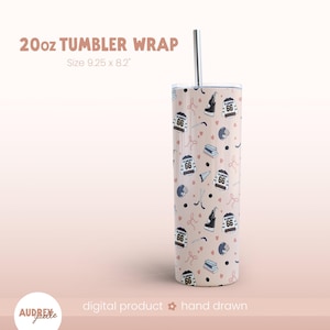 Wrap Tumbler 20oz Hockey Romance, Design Romance Sportive, Motif Lectrice Hockey, Fichier PNG Sublimation