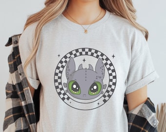 Toothless Dragon Shirts, Toothless And Light Fury, How To Train Your Dragon, Universal Dragon Matching Tee, 062