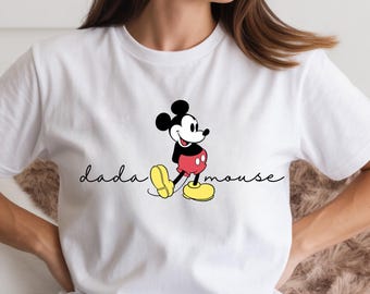 Custom Mickey Mouse shirt, Disney Family Shirts, Mickey Dada Mouse, Disney Trip Tee, 051