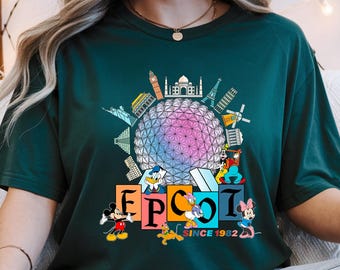 Vintage Epcot Shirt, Disney Vacation Shirt, Disney Family Shirts, Family Matching Tee, Disneyworld Shirts, 077