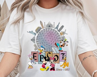 Disney Epcot Shirt, Disney world v neck shirt, Disney Family Matching Shirts, Disney Trip Tank Top, Disneyland Toddler Tee, 075