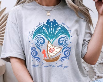 Camiseta de la película Moana de Disney, Camiseta de Moana y la manta raya, Camisetas familiares de Disney, Camiseta de viaje a Disney, 067