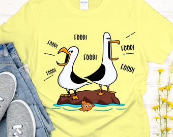 Disney finding nemo shirt, custom finding nemo seagulls mom dad shirt, Disney family matching shirts, 036