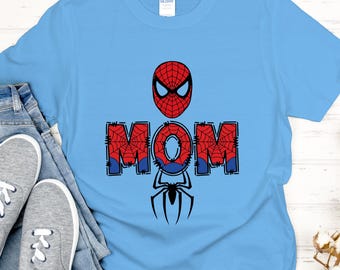 Custom Spiderman Shirt, Spiderman Family Matching Tee, Mom Dad Bro Sis Uncle Aunt Birthday Boy Shirts, 046