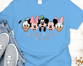 Mickey and Co Shirt, Disney Family Shirts, Mickey's friends heads Tee, Disneyworld Shirt, Disney vacation shirt, 040