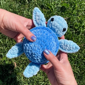 Low Sew Turtle Crochet Pattern PDF,Amigurumi Plushie, Easy Beginner Crochet Tutorial