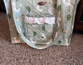 Handmade Quilted Diaper Bag