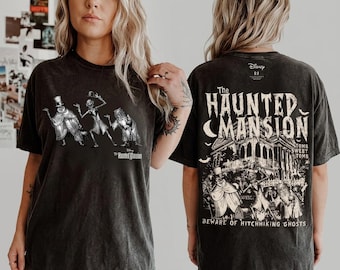 2-Sided Tomb Sweet Tomb Haunted Mansion Shirt, Disney Hitchhiking Ghosts Tee, Vintage Horror Park Sweatshirt, Spooky Disney Vacation Apparel