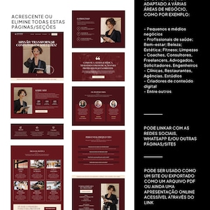 May include: A website template with a burgundy and cream color scheme. The design includes sections for a mission statement, process overview, testimonials, and frequently asked questions. Text includes "Transforming Conflicts into Solutions."