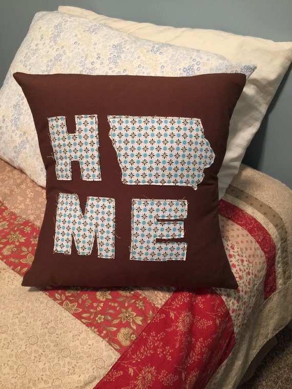 Items similar to Iowa home pillow on Etsy