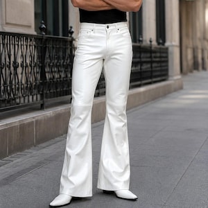 70s White Trousers - Etsy