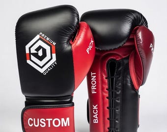 Custom Leather Boxing Gloves: Personalized Training, Sparring, MMA, Muay Thai, Kickboxing