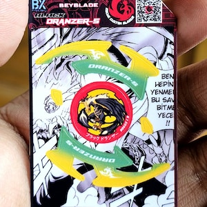 Beyblade X Black Dranzer Sticker