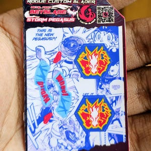 Beyblade X Stickers Pegasus - Etsy