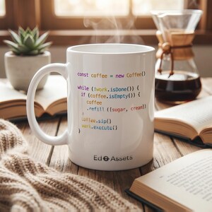 Python Code Coffee Mug | Software Engineer Developer Gift | Programmer Desk Cup Bild 5