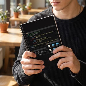 Cahier à spirale pour développeur Python | Journal de programmation amusant pour les programmeurs | Cadeau tech ingénieur logiciel image 6