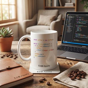 Python Code Coffee Mug | Software Engineer Developer Gift | Programmer Desk Cup Bild 2