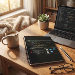 Cahier à spirale pour développeur Python | Journal de programmation amusant pour les programmeurs | Cadeau tech ingénieur logiciel image 3