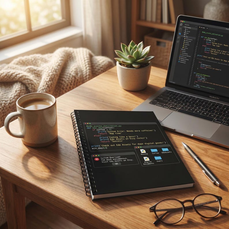 Cahier à spirale pour développeur Python | Journal de programmation amusant pour les programmeurs | Cadeau tech ingénieur logiciel image 3