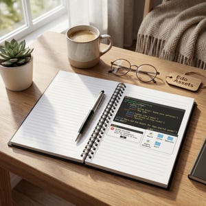 Cahier à spirale pour développeur Python | Journal de programmation amusant pour les programmeurs | Cadeau tech ingénieur logiciel image 5