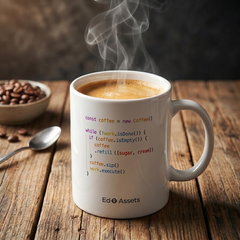 Python Code Coffee Mug | Software Engineer Developer Gift | Programmer Desk Cup Bild 6