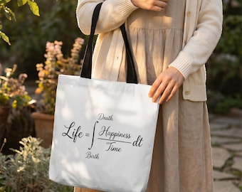 Calculus Equation Tote Bag | Math Major Gift| Science Teacher Gift | Edo Assets