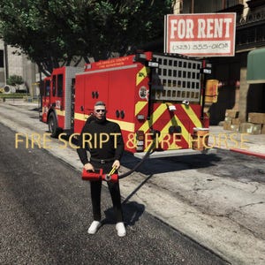 Fire Script & Fire Horse | FiveM Fire System + Mounted Horse Unit | Emergency RP Script | Optimized Performance | GTA 5 RP Pack