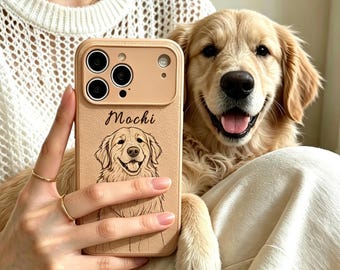 Telefoonhoesje op maat met foto en naam van uw huisdier, telefoonhoesje op maat voor honden, telefoonhoesje op maat voor katten, gepersonaliseerd telefoonhoesje
