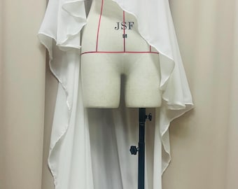 Cream maxi wrap top 2 ways style off shoulder