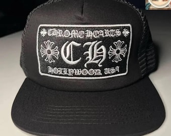 Black Gothic Embroidered Baseball Cap || Unisex Streetwear Hat ||Adjustable Casual Snapback