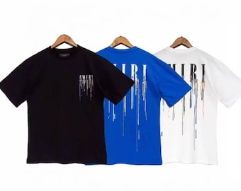 Amiri Graphic T-Shirt | Drip Design Tee | Streetwear Casual Shirt | Trendy Outfit