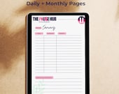Menopause Symptom Tracker | Daily & Monthly Wellness Log | Menopause/Perimenopause Journal | Digital Download PDF