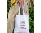 Mood Swings Tote Bag | Funny Menopause Gift | Midlife Humor Bag for Women
