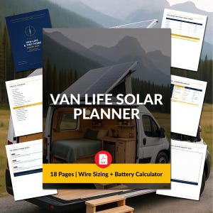 Van Life Solar Planner | Off-Grid Campervan Electrical Guide (PDF Download)