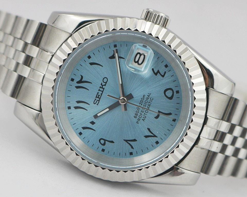 Blue seiko mod - Etsy 日本