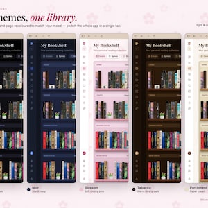 Rastreador de libros digitales y diario de lectura / Registro de lectura, lista de libros pendientes, reto de lectura, rachas, estadísticas, resumen / Acceso de por vida sin suscripción imagen 3