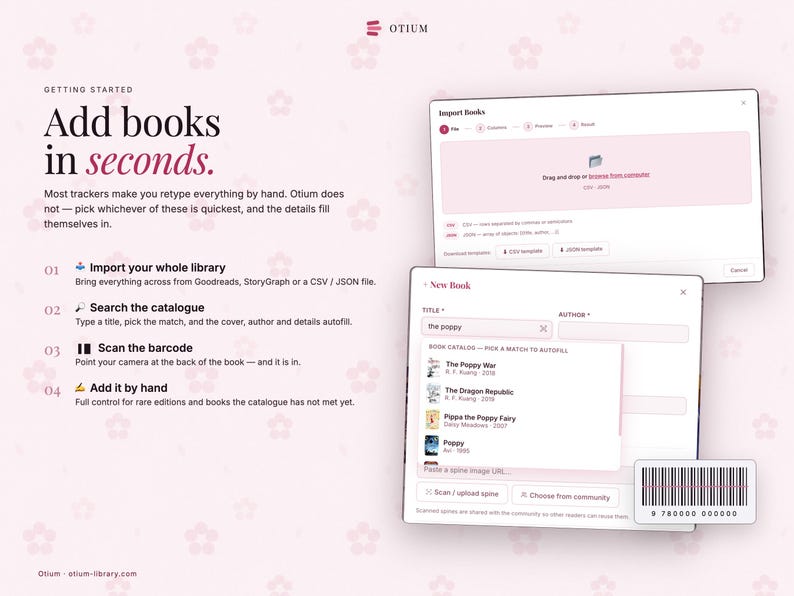 Rastreador de libros digitales y diario de lectura / Registro de lectura, lista de libros pendientes, reto de lectura, rachas, estadísticas, resumen / Acceso de por vida sin suscripción imagen 8