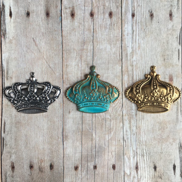 Crown Brooch Pin Etsy