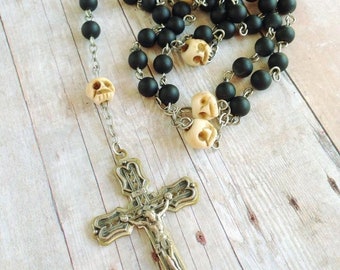 Handmade Rosary Mount Vesuvius AD 79 Rosaries