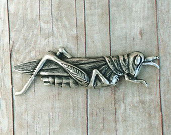 Grasshopper Brooch Insect Pin Garden Jewelry Nature