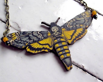 Death's Head Moth Necklace